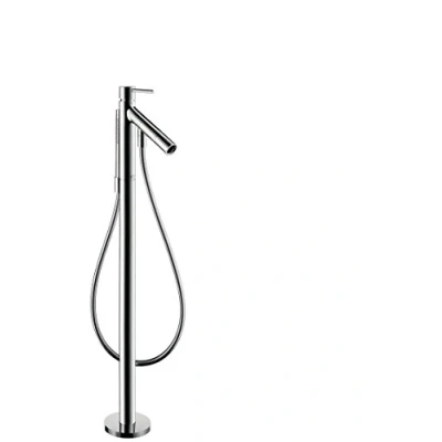 Image of Hansgrohe Axor Starck Floor Mounted Bath Mixer Chrome 10456000 Final Assembly Set