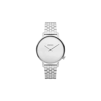 Image of KOMONO Harlow Estate Silver Mirror Women&#039;s Japanese Quartz Analogue Watch with Stainless Steel 304L Strap