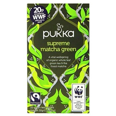 Image of Pukka Supreme Green Matcha 2 x 20 bags
