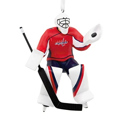 Image of Hallmark NHL Washington Capitals Goalie Christmas Ornament