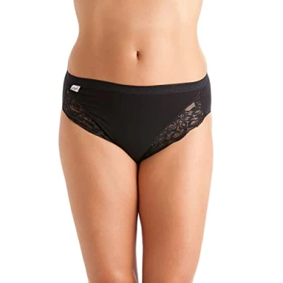 Image of Undercover 3 Pairs Womens High Leg Briefs 1007 Black 10