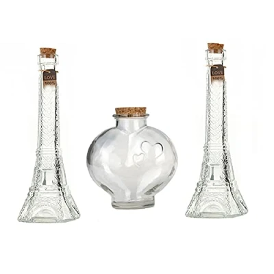 Image of CHENGXINWENHUA Unity Sand Ceremony Set handmade Decorative Jars