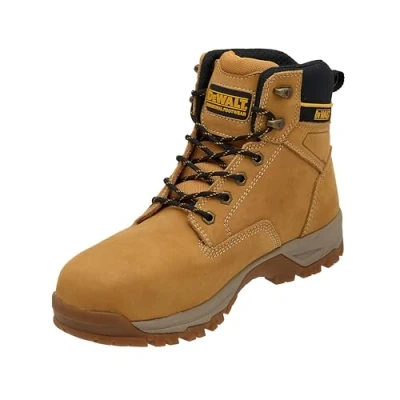 Image of DEWALT Alpine Men&#039;s Nubuck Leather, Lightweight, Heat ResisHoneyt, Steel Toe Safety Work Boot, Honey, UK9