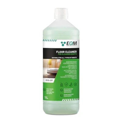 Image of EQM ECO 217 floor Cleaner for Wiping robots 1L Compatible with all cleaning Suitable surfaces Leaves a fresh floral fragrance
