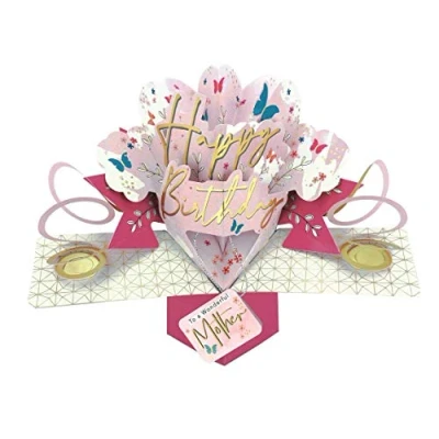 Image of Second Nature Pop Ups Wonderful Mother Happy Birthday Up Greeting Card Cards POP197MC08