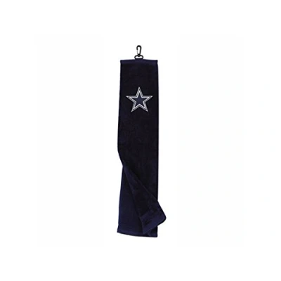 Image of Team Golf NFL Dallas Cowboys Embroidered Towel Towel, Checkered Scrubber Design, Logo