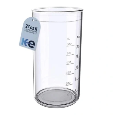 Image of Anakel Home Kitchen Lab Measure and Mixing Beaker 600ml I Compatible with Braun Hand blenders Strong Durable Plastic