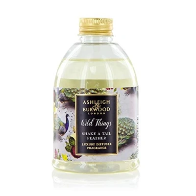 Image of ASHLEIGH &amp; BURWOOD Wild Things Reed Diffuser Refill Bottle 200ml Home Fragrance Shake A Tail Feather