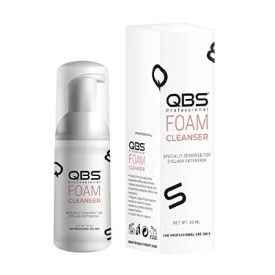 Image of QBS Lash Foam Cleanser 40ml For Eyelash Extensions Make Up Cleansing Shampoo