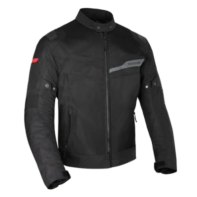 Image of Oxford Men&#039;s Dakar Dry2Dry Air Motorcycle Jacket, Tech Black, 4XL