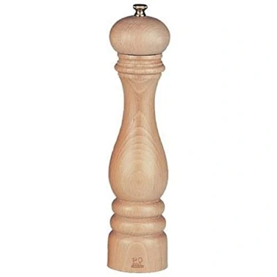 Image of PEUGEOT Paris 30 cm Salt Mill Classic Grind System Made with PEFC Certified Wood Lifetime Guaranteed Mechanism in France Natural Colour