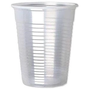 Image of 2000 x Clear 7 Ounce Strong Drinking Tumbler Disposable Cups For Water Coolers, Wedding, Parties, Events, Birthdays and all Occasions