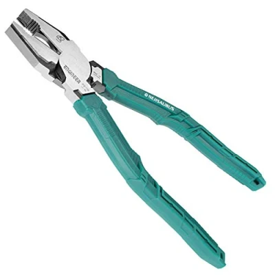 Image of Electricians Cable Side Cutting Pliers with Screw Removal + Crimping Jaws. ENGINEER PZ 78