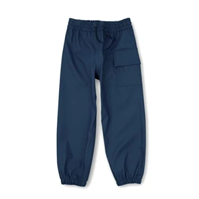 Image of Hatley Children Splash Pants Rain Trousers, Blue (Classic Navy), 5 Years
