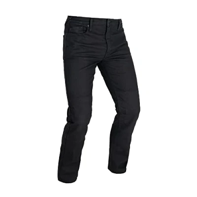 Image of Oxford Men&#039;s OA AAA Straight Jeans Motorcycle, Black, Regular