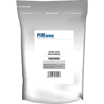 Image of PSN Citric Acid 2KG / 2000G Bag 100% Anhydrous Fine GMO Free BP/FCC Food Grade