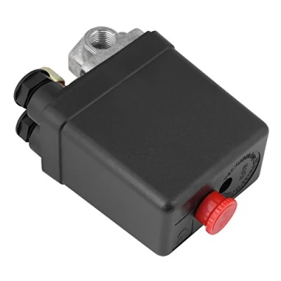 Image of Pressure Switch Control, Heavy Duty 240V 16A Four Port Air Compressor Control 90PSI 120PSI for