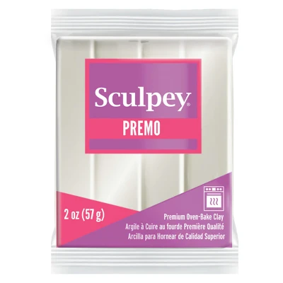 Image of Sculpey Polyform Premo! Polymer Clay 2 Oz: Pearl