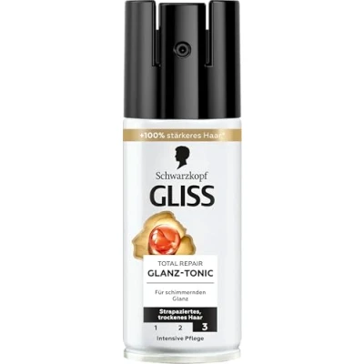 Image of Gliss Kur Schwarzkopf Total Reflex Shine Treatment, No Rinse Hair Pack of 1 (1 x 150 ml)