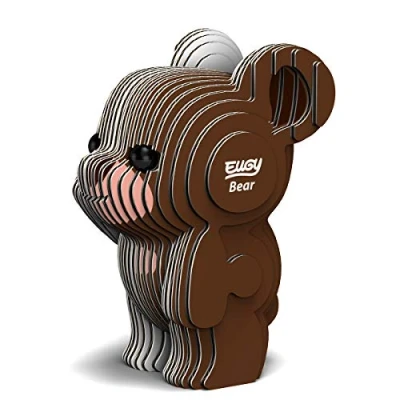 Image of EUGY Eco Friendly 3D Paper Puzzle (Bear cub)