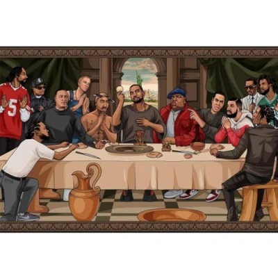 Image of Pyramid International The Last Supper Of Hip Hop 61 x 91.5cm Maxi Poster