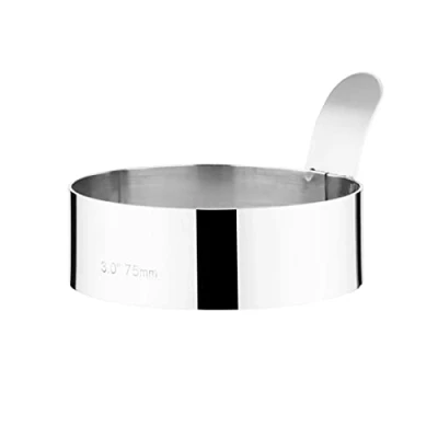 Image of Vogue K893 Egg Ring, Stainless Steel, 8 cm, 3&quot; Diameter
