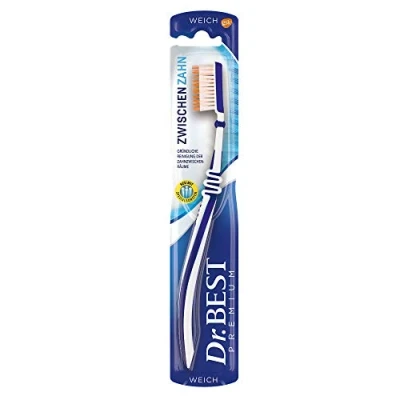 Image of Dr.BEST Interdental Toothbrush, Soft (Pack of 1) for Thorough Cleaning Spaces