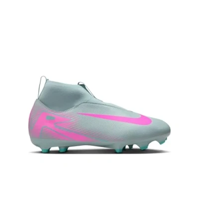 Image of NIKE Jr. Mercurial Superfly 10 Academy Sneaker, Ocean Cube Pink Blast, 2 UK