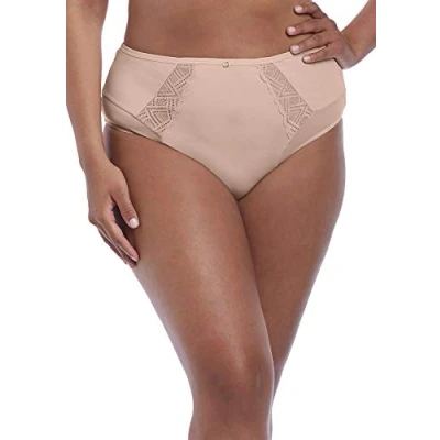 Image of Elomi Women&#039;s Lydia Waist High Cut Brief, Sahara, XXL