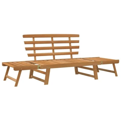 Image of vidaXL Garden Bench 2 in 1 190 cm Solid Acacia Wood