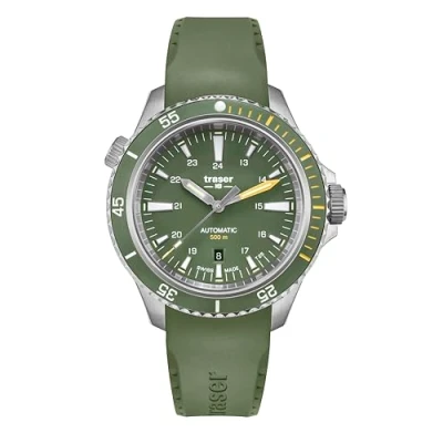 Image of Traser Men Analog Quartz Watch with Rubber Strap 110327