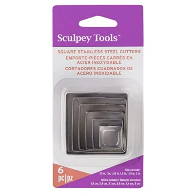 Image of Sculpey AMM1016 Premo Cutter Set 6/Pkg Square