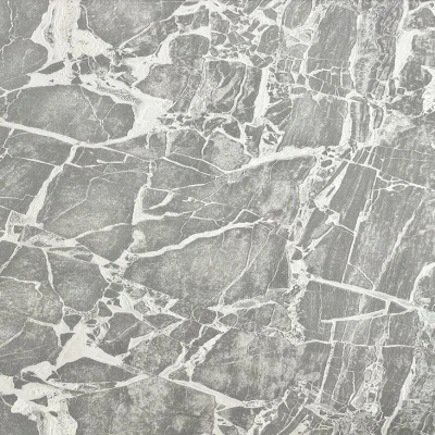 Image of Rasch Vasari Enzo Carrara Marble Grey &amp; White Wallpaper 538151