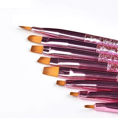 Image of KADS Nail Gel Brushes Gradient Art Set for Nylon UV Painting (10)