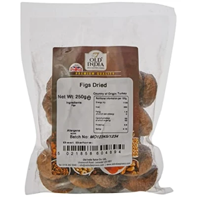 Image of Old India Figs Dried 250g