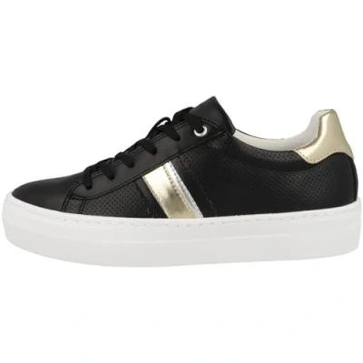 Image of Geox Women&#039;s D Claudin A Sneaker, Black Platinum, 6 UK