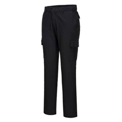 Image of Portwest S231 Durable Flex Stretch Slim Combat Trousers Black, 44