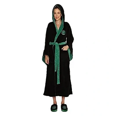 Image of Groovy UK Women&#039;s slytherin womens bathrobe Ltd Harry Potter Titans Vynil Figure The Winter Is Here X18, Black/Green, One Size