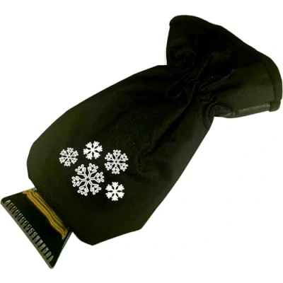 Image of Glart 44EH Professional Ice Scraper with Warm Glove, Black ,2.0 cm*30.0 cm*10.0 cm