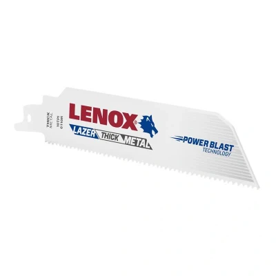 Image of Lenox MetalWolf Wave Edge Reciprocating Saw Blade 152 x 25 1.07mm 10 TPI (Pack of 5)