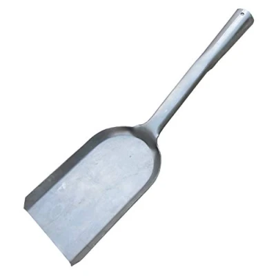 Image of Fireplace 14 Inch Long Ash Shovel, One Piece Intact Formed BBQ Charcoal Poker Scoop, Mini Dust Pan, Oven Heavy Gauge Steel Stove Coal Shovel