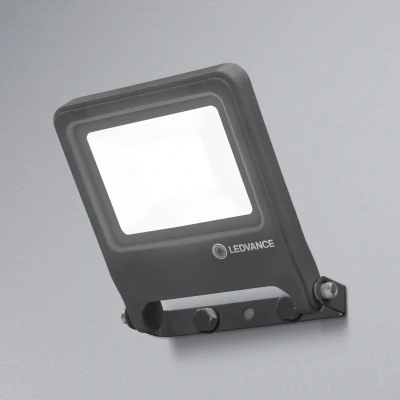 Image of Floodlight LED: for wall, ENDURA© FLOOD Warm White / 20 W, 220…240 V, beam angle [calc.]: 120, White, 3000 K, body material aluminum, /, 1 pack