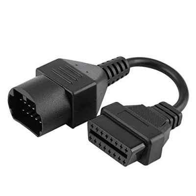 Image of Obd2 Adapter Cable, Diagnostic Cable for MAZDA 17 Pin 12V 24V To 16 Connector Scanner