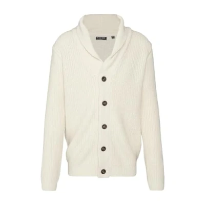 Image of BRAVE SOUL Harington Button Through Cardigan Oatmeal Medium