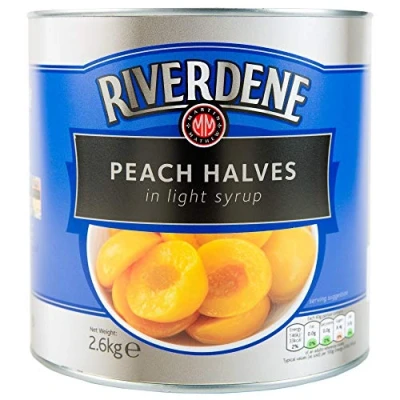 Image of Riverdene Peach Halves in Syrup 1x2.5kg