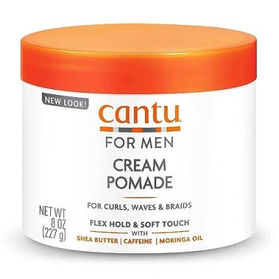 Image of CANTU Men&#039;s Cream Pomade Strong Hold Soft Touch 8oz 226.8 g (Pack of 1)