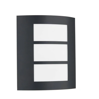Image of Lindby outdoor wall lamp Vimal, E27, 26 cm, black, aluminium