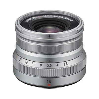 Image of Fujifilm XF16 mm F2.8 R Weather Resistant Lens, Silver