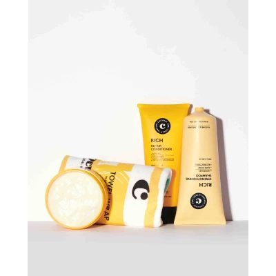 Image of COCUNAT Rich Shampoo For Dry, Curly, Damaged or Dyed Hair R&amp;D that Revitalizes and Locks in Moisture No sulfates silicones Curly Girl Method 200 ml