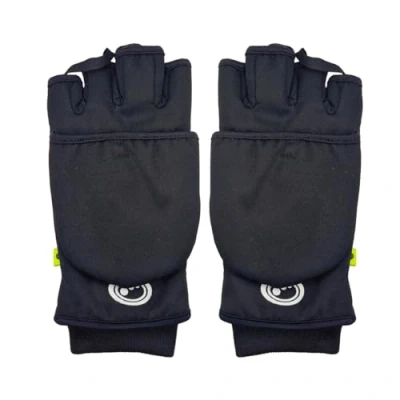 Image of Optimum Dry Wrap Winter Gloves Thermal Warm Half Finger Waterproof Resistant Windproof Visible Breathable Sport running Hockey Driving Outdoors Medium